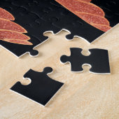 伊藤若冲の赤いオウム ジグソーパズル (側面)