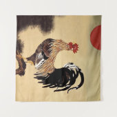 伊藤若冲の鶏の鳴き声 タペストリー (正面(横))