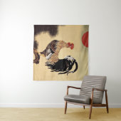 伊藤若冲の鶏の鳴き声 タペストリー (インサイチュ(横))