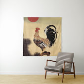 伊藤若冲の鶏の鳴き声 タペストリー (インサイチュ)