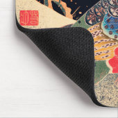 伊藤若冲の『雪の中の金雉』 マウスパッド (コーナー)