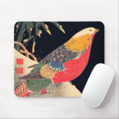 伊藤若冲の『雪の中の金雉』 マウスパッド (マウス)