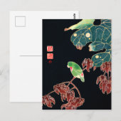 伊藤若冲 《孔雀》 ポストカード (正面/裏面)