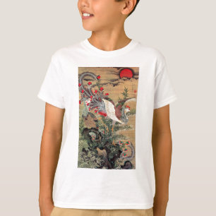 伊藤若冲、旭日鳳凰図 Tシャツ