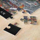 伊藤若冲、樹花鳥獣図屏風 ジグソーパズル (側面)