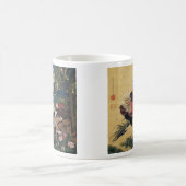 伊藤若冲、紫陽花双鶏図 コーヒーマグカップ (中央)