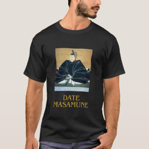 伊達政宗 独眼竜 侍 浮世絵 肖像 Tシャツ