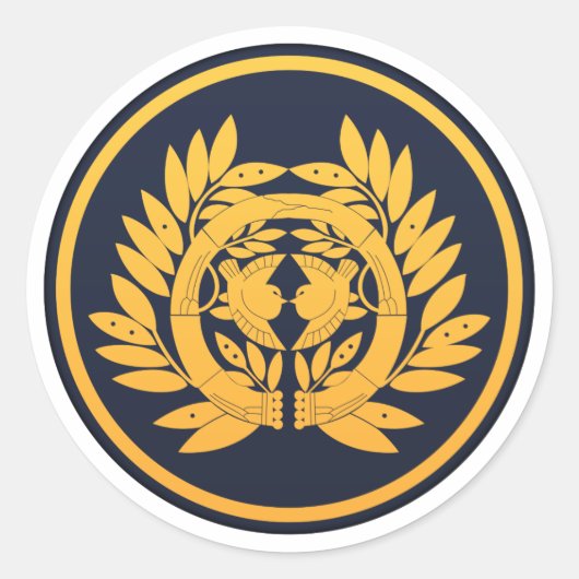 伊達氏家門 ラウンドシール (正面)