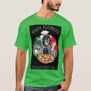 伊黒オバナイ蛇柱パパイグルピザ Tシャツ