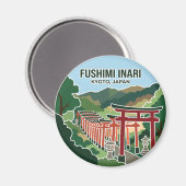 伏見稲荷大社 日本 マグネット (正面/裏面)