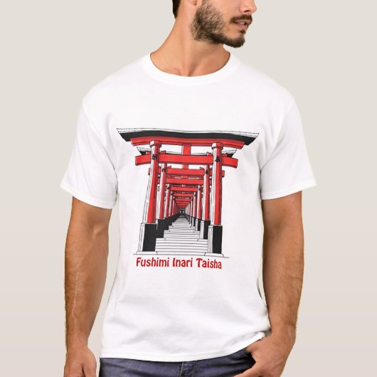 伏見稲荷大社 Tシャツ (正面)