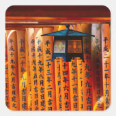 伏見稲荷神社の千本鳥居 スクエアシール (正面)