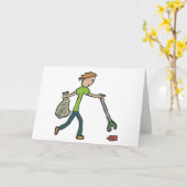 伐採とゴミ拾い カード (黄色い花)