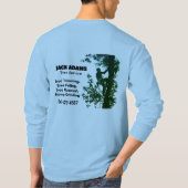 伐採屋の木の世話サービス Tシャツ (裏面)
