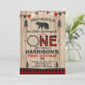 伐採者誕生日招待状 伐採者パーティー 招待状 (スタンド正面)