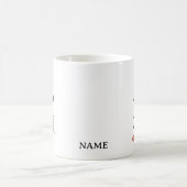 伐木者（きこり）日本漢字マグ コーヒーマグカップ (中央)