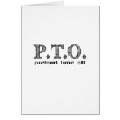 休おもしろい暇のふりをして昇進おめでとう (正面)