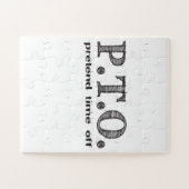 休おもしろい暇のふりをして昇進おめでとう ジグソーパズル (横)