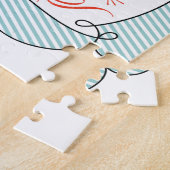 休おもしろい暇のふりをして昇進おめでとう ジグソーパズル (側面)