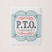 休おもしろい暇のふりをして昇進おめでとう ジグソーパズル (縦)