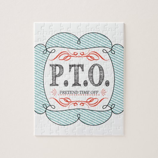 休おもしろい暇のふりをして昇進おめでとう ジグソーパズル (縦)