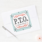 休おもしろい暇のふりをして昇進おめでとう スクエアシール (封筒)