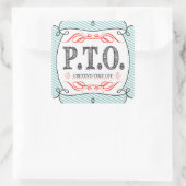 休おもしろい暇のふりをして昇進おめでとう スクエアシール (バッグ)