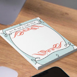 休おもしろい暇のふりをして昇進おめでとう ノートパッド