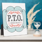 休おもしろい暇のふりをして昇進おめでとう フォトプラーク (側面)