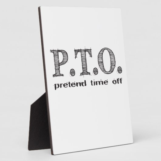 休おもしろい暇のふりをして昇進おめでとう フォトプラーク (側面)