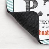 休おもしろい暇のふりをして昇進おめでとう マウスパッド (コーナー)