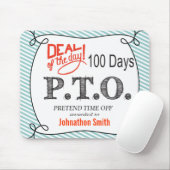 休おもしろい暇のふりをして昇進おめでとう マウスパッド (マウス)