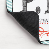 休おもしろい暇のふりをして昇進おめでとう マウスパッド (コーナー)