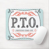 休おもしろい暇のふりをして昇進おめでとう マウスパッド (マウス)