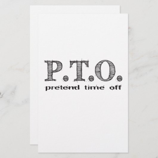 休おもしろい暇のふりをして昇進おめでとう 便箋 (正面/裏面)