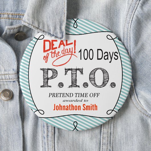 休おもしろい暇のふりをして昇進おめでとう 缶バッジ (インサイチュ)