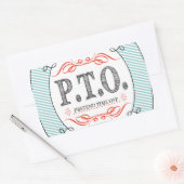 休おもしろい暇のふりをして昇進おめでとう 長方形シール (封筒)