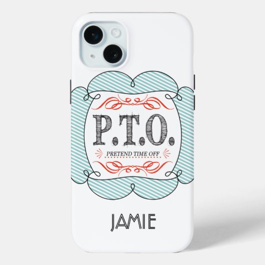 休おもしろい暇のふりをして昇進おめでとう Case-Mate iPhoneケース (裏面)