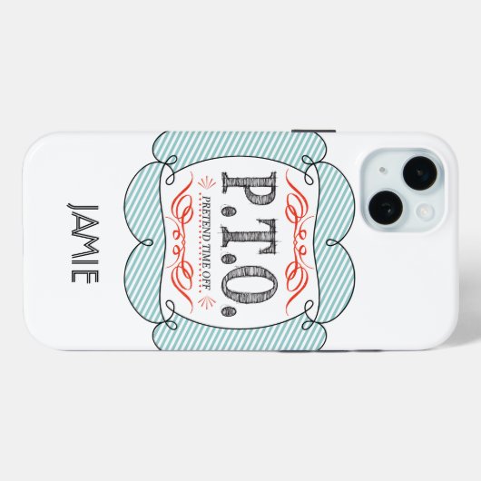 休おもしろい暇のふりをして昇進おめでとう Case-Mate iPhoneケース (裏面 (横))