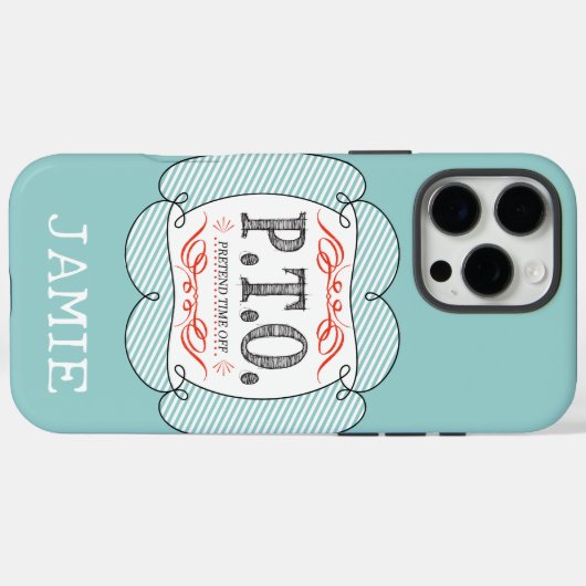 休おもしろい暇のふりをして昇進おめでとう Case-Mate iPhoneケース (裏面 (横))