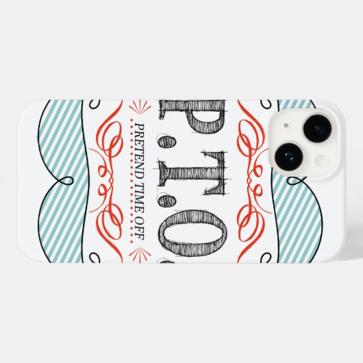 休おもしろい暇のふりをして昇進おめでとう Case-Mate iPhoneケース (裏面 (横))