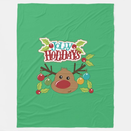 休すてき日 フリースブランケット (正面)