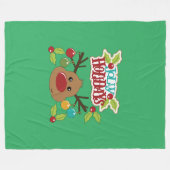 休すてき日 フリースブランケット (正面(横))