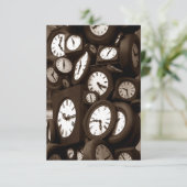 休みなくNeapolitanリボンのブライダルシャワー 招待状 (スタンド正面)