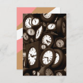 休みなくNeapolitanリボンのブライダルシャワー 招待状 (正面/裏面)