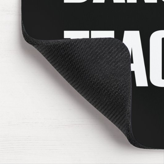 休みのダンスの先生の暗闇 マウスパッド (コーナー)