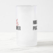 休みのナースの従業者 フロストグラスビールジョッキ (中央)