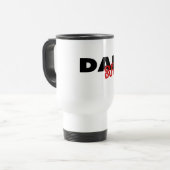 休みのパパ(Blk) トラベルマグ (正面左)