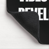 休みのビデオゲームの開発者の暗闇 マウスパッド (コーナー)