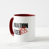 休みの保護観察官 マグカップ (正面左)